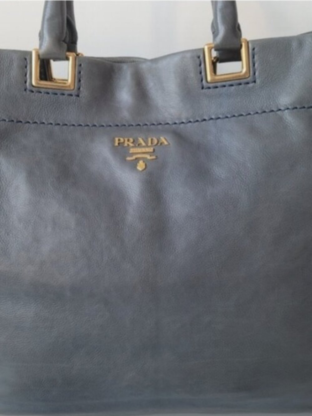 PRADA Glace Calf Convertible Tote / Satchel - Picture 12 of 12